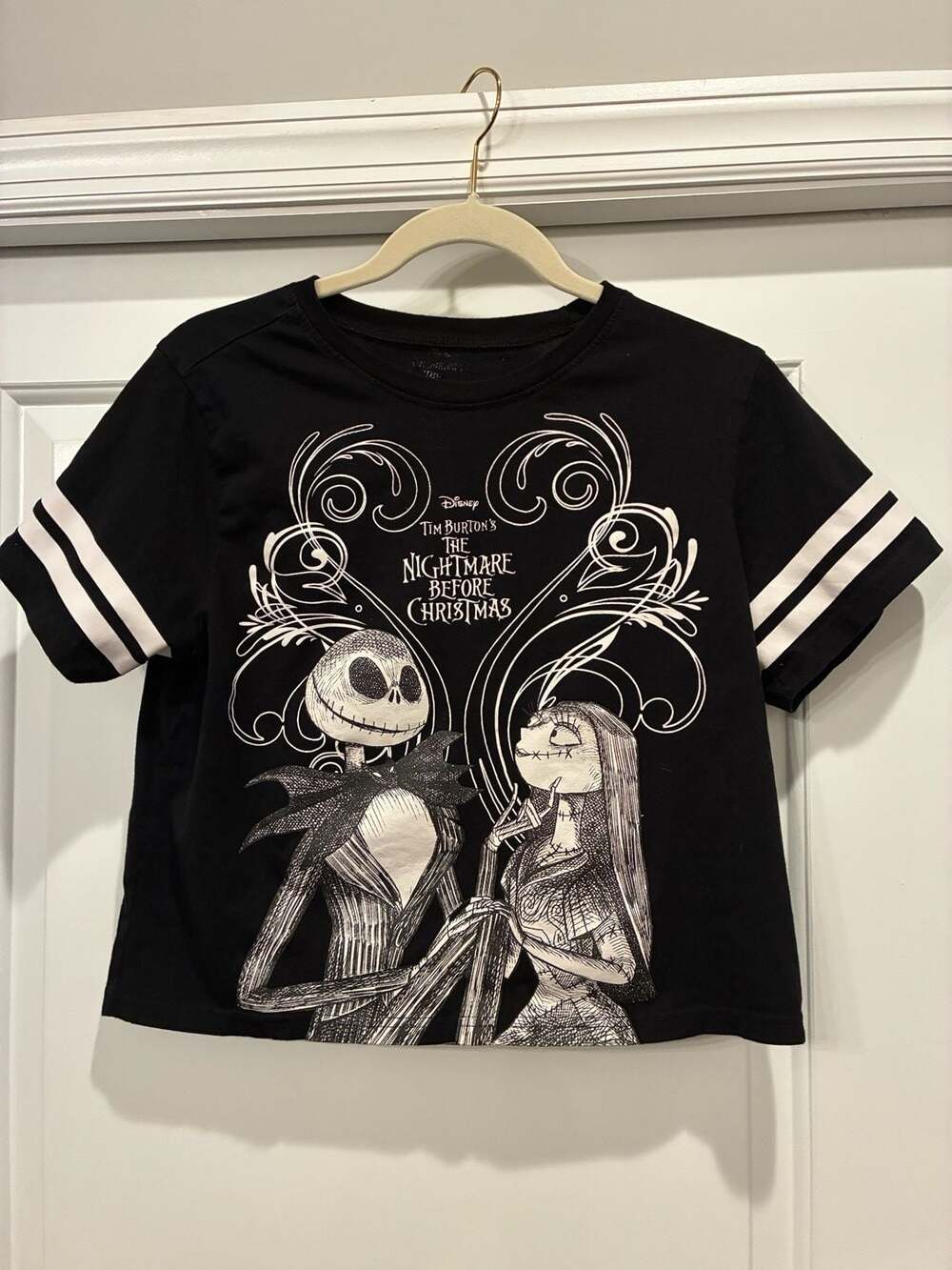 Disney The Nightmare before Christmas Crop T-Shirt Halloween XL